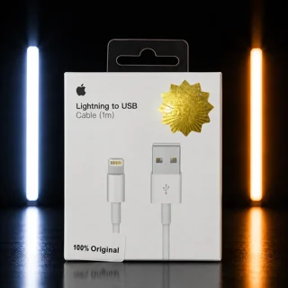 کابل شارژ USB به Lightning آیفون 1 متری سیلیکونی اورجینال | شارژ سریع