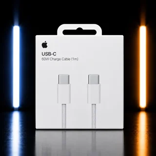 کابل شارژ دو سر Type-C آیفون 1 متری اورجینال | USB-C PD Fast Charge 60W